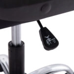 ΚΑΡΕΚΛΑ ΓΡΑΦΕΙΟΥ CANAN HM1201 ΜΑΥΡO PVC-ΜΑΥΡΟ NYLON-ΒΑΣΗ ΧΡΩΜΙΟΥ 69x48x98Υεκ.