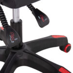 ΠΟΛΥΘΡΟΝΑ GAMING DARREN HM1203.01 ΜΑΥΡΟ-ΚΟΚΚΙΝΟ PVC & NYLON 51x49x125Υεκ.