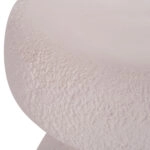 ΣΚΑΜΠΟ ΣΤΡΟΓΓΥΛΟ INTERON HM18171.02 FIBER CEMENT ΣΕ ΛΕΥΚΟ--Φ34x39Υεκ.