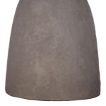 ΤΡΑΠΕΖΙ ΤΡΑΠΕΖΑΡΙΑΣ ΣΤΡΟΓΓΥΛΟ SEPPO HM18154.03 FIBER CEMENT ΣΕ ΓΚΡΙ--Φ119,5x75,5Υεκ.