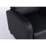 Πολυθρόνα Ανακλινόμενη ArteLibre ATRIA Μαύρο PU 67.5x90x104cm