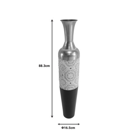 μαύρη και λευκή απόχρωση Φ16.5x88.3εκ
