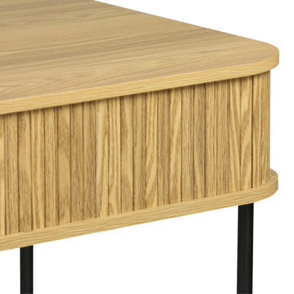 Ãñáöåßï åñãáóßáò Scandi  MDF/Metal óå öõóéêÞ áðü÷ñùóç ìå ìåôáëëéêÜ ìáýñá ðüäéá 120x60x76,5åê