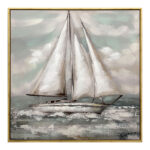 Πίνακας σε καμβά Siedo I Inart με πλαίσιο 70x3.5x70εκ