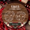 Δίσκος Άγιου Βασίλη με το όνομα του παιδιού Santa is Coming