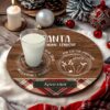 Δίσκος Άγιου Βασίλη με το όνομα του παιδιού Santa is Coming