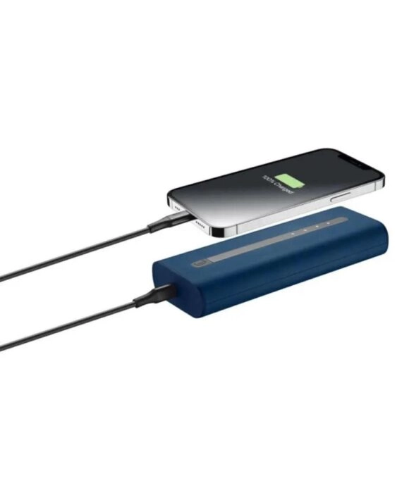 Powerbank Thunder με μικρό μέγεθος 20000mAh 20W Μπλε