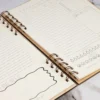 Ξύλινο ημερολόγιο ατζέντα MemoryBox εσωτερικό