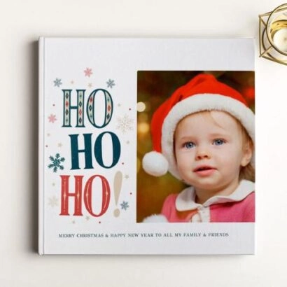 Χριστουγεννιάτικο Photobook για Μωρό Ho Ho Ho