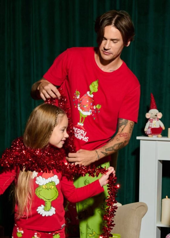 Χριστουγεννιάτικες Ανδρικές πιτζάμες Merry Grinchmas