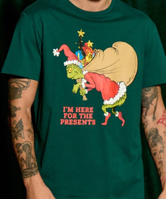 Χριστουγεννιάτικο Τ-Shirt Ανδρικό Grinch Πράσινο
