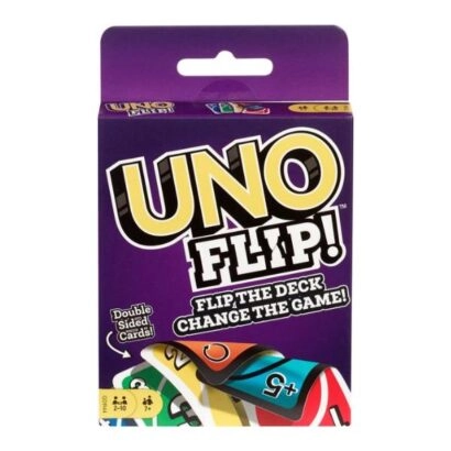 Παιχνίδι με κάρτες Uno Flip 7+ Ετών Mattel