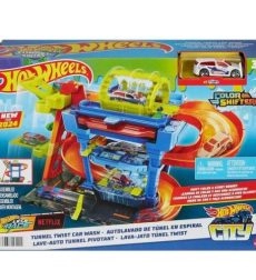 Πίστα Hot Wheels Πλυντήριο Αυτοκινήτων Χρωμοκεραυνοί