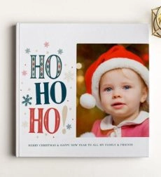 Χριστουγεννιάτικο Photobook για Μωρό Ho Ho Ho
