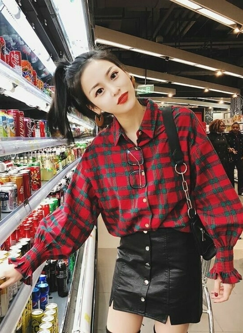 Red Plaid Shirt | Jung Hee Joo – Memories of the Alhambra