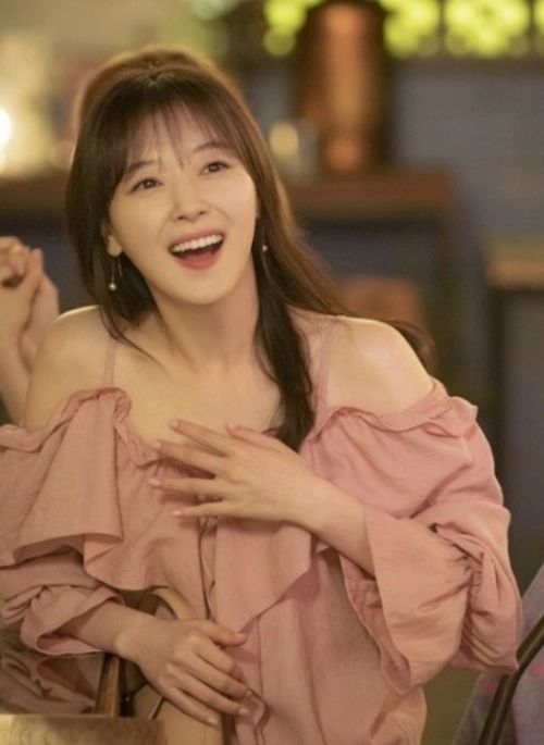 Pink Chic Ruffles Blouse | Hyun Soo Ah – My ID Is Gangnam Beauty