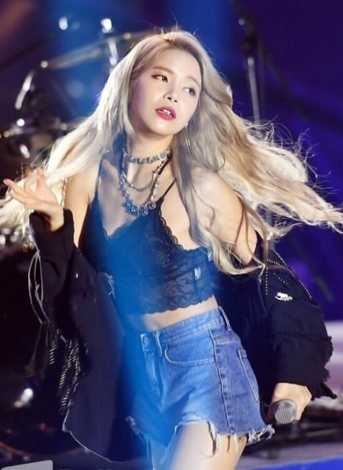 Black Lace Strap Crop Top | Solar – Mamamoo