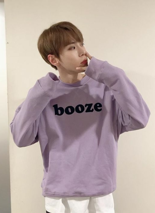 Lilac Booze Sweatshirt | Doyoung – NCT