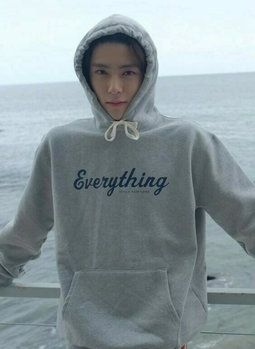 Grey “Everything” Hoodie | Jaehyun – NCT