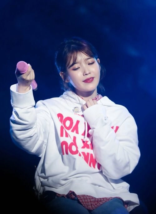 White Thank You Hoodie | IU