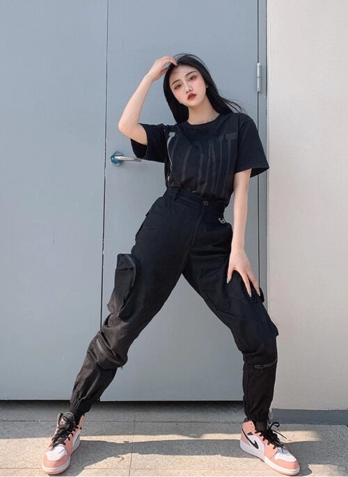 Black Jogger Pants  | Rose – BlackPink