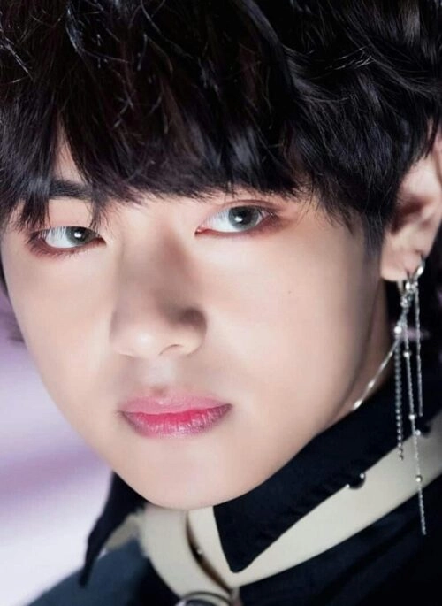 Long Silver Linear Earrings | Taehyung- BTS