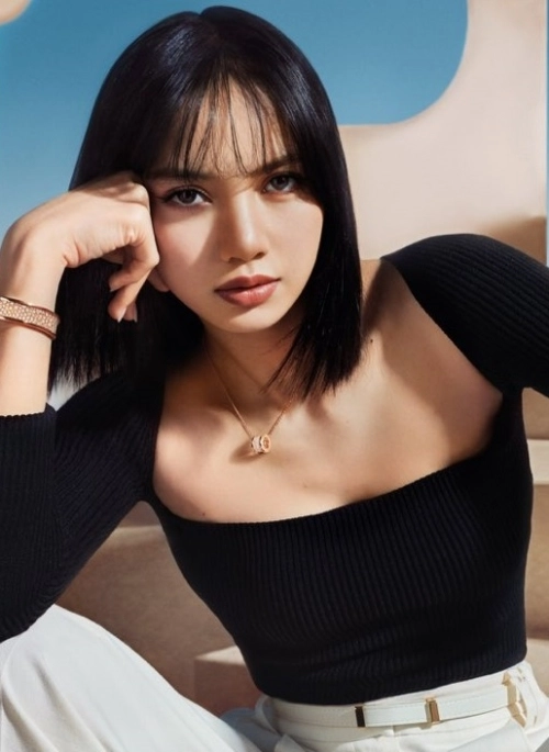 Black Square Neck Top | Lisa – BlackPink