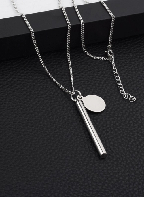 Silver Tube Necklace | Han Seo Jun – True Beauty