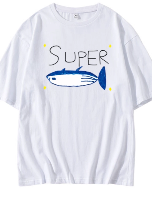 White Super Tuna T-Shirt | Jin – BTS