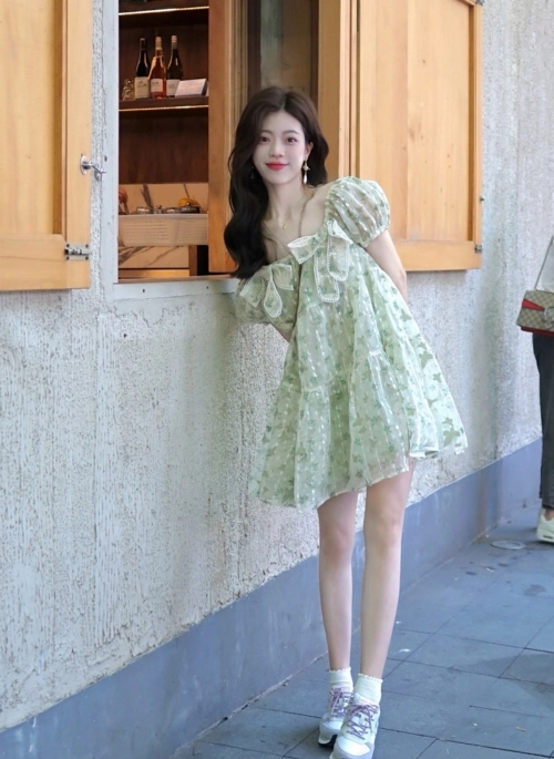 Green Butterfly Bow Dress | Miyeon – (G)I-DLE