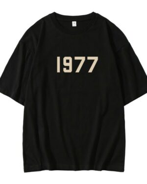 Black 1977 Print T-Shirt | RM - BTS