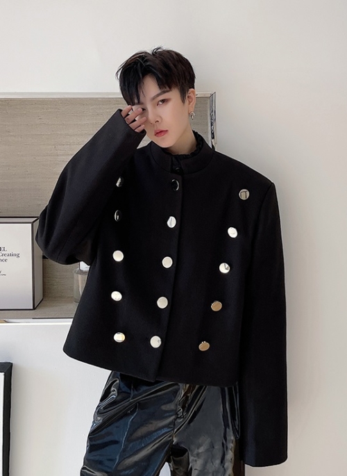 Black Multi-Button Jacket | Baekhyun – EXO