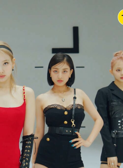 Black Bustier Romper Suit | Jihyo – Twice