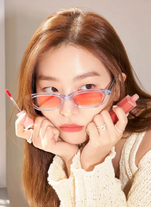 Orange Transparent Frame Glasses | Seulgi – Red Velvet