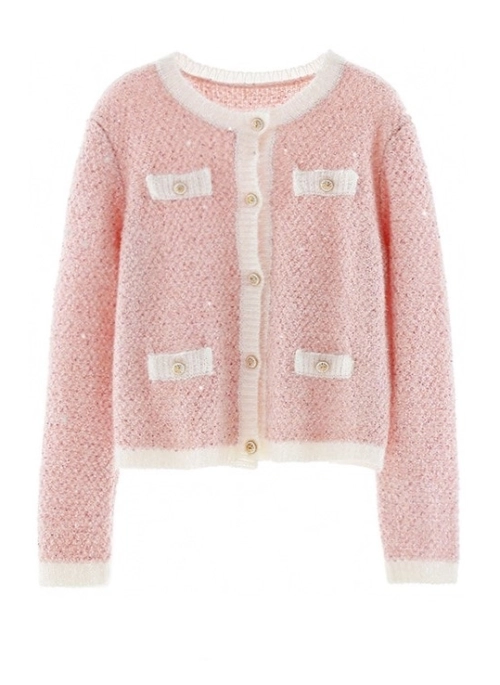 Pink Sequined Cardigan | Lim Joo Kyung – True Beauty