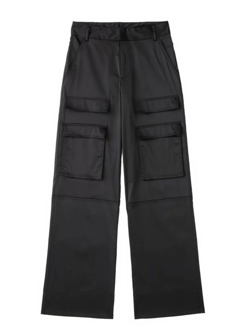 Black Front Pockets Pants | Joy – Red Velvet