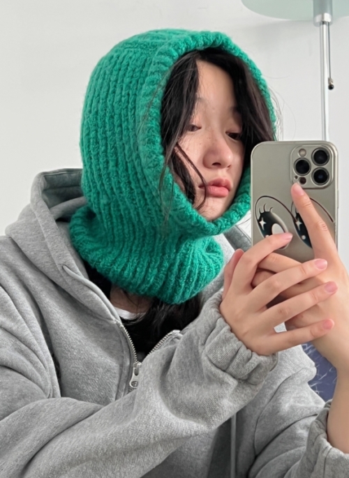 Green Knitted Head Warmer Hat | Yuri – Girls Generation