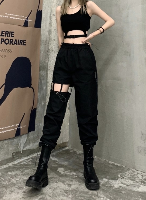 Black Cut Out Pants | Lisa – BlackPink