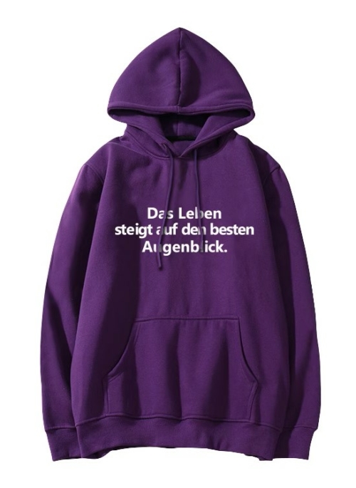 Lilac German Statement Hoodie | Bobby – iKON