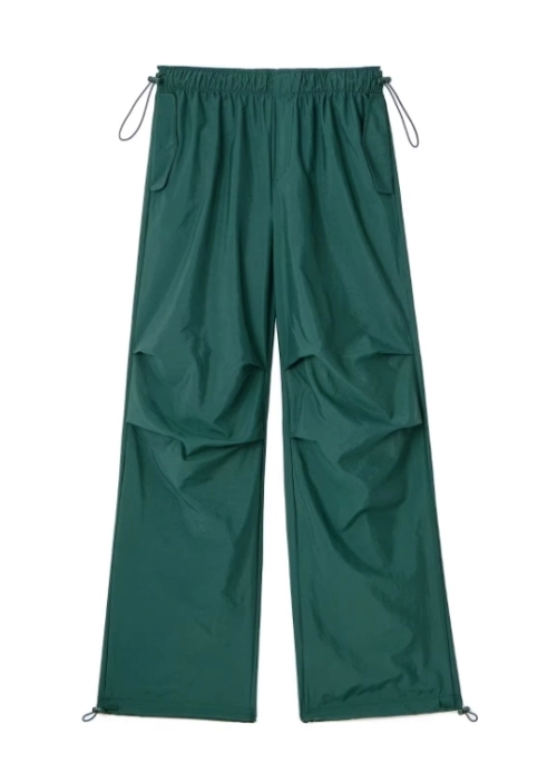 Green Parachute Drawstring Pants | Danielle – NewJeans