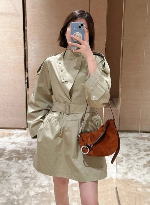 Beige Trench Style Dress | Danielle – NewJeans