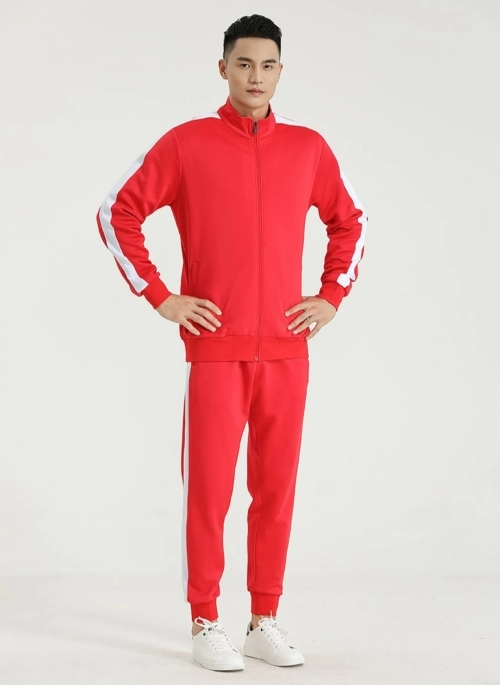 Red Jacket And Pants Track Suit Set | K – Bad And Crazy