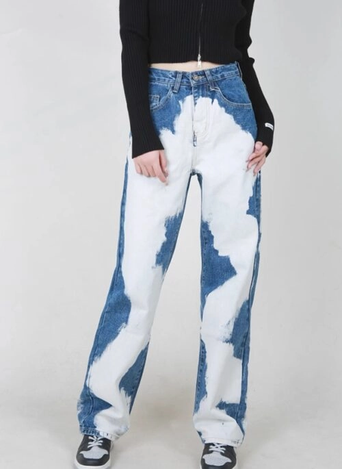 Blue High-Rise Bleached Denim Jeans | J-Hope – BTS