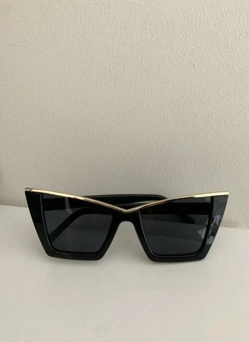 Black Cat-Eye Big Sunglasses | Hongjoong – ATEEZ