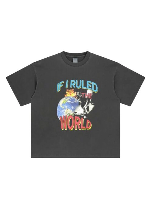 Grey ‘If I Ruled The World’ T-Shirt | Taehyung – BTS