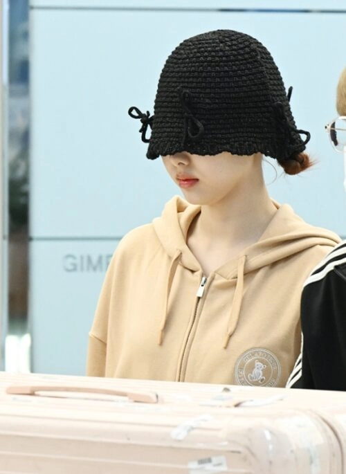 Black Bowknot Crochet Fisherman Hat | Nayeon – Twice