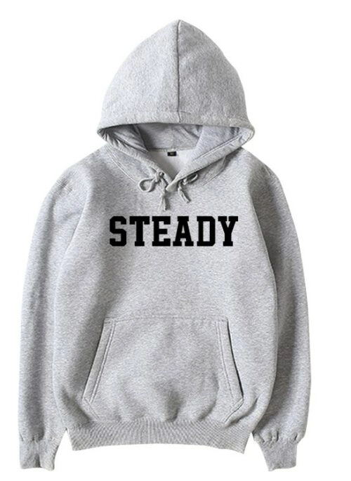 Grey ‘Steady’ Printed Hoodie | Jaehyun – NCT