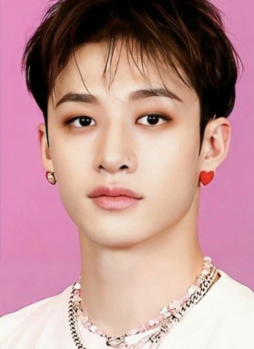 Red Heart Shape Earrings | Bang Chan – Stray Kids