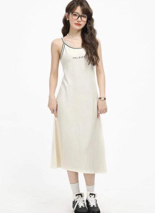 Beige Will Ever Camisole Dress