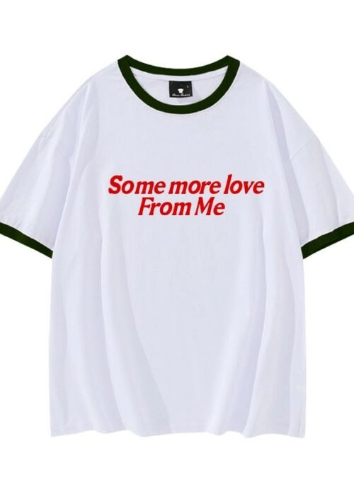 White ‘Some More Love’ T-Shirt | Sunghoon – Enhypen